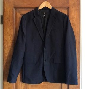 H&M Men’s Navy Slim Fit Blazer